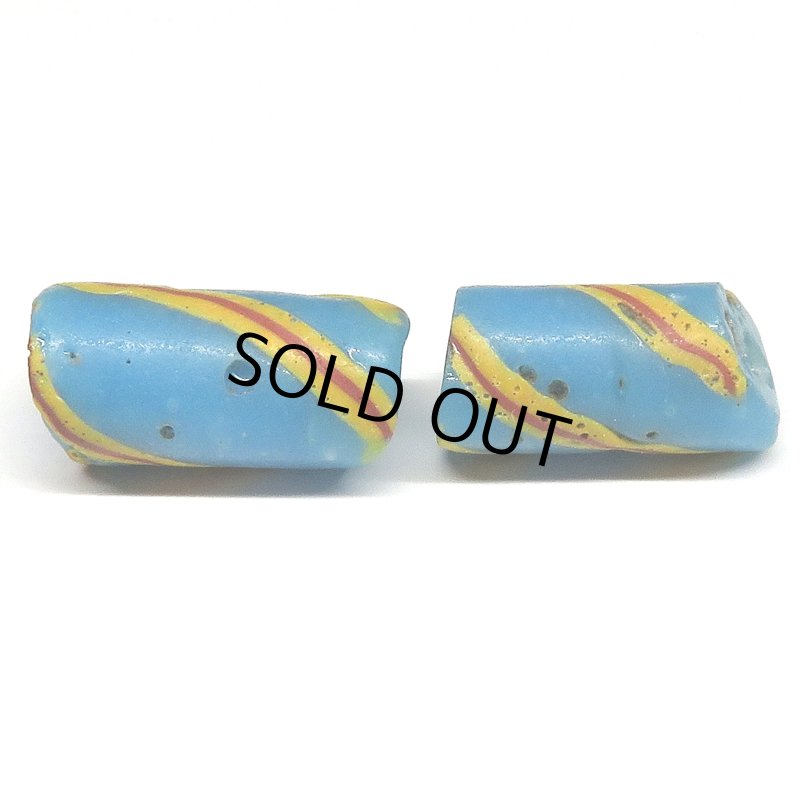 画像2: 螺旋のファンシー ブルー 2個セット (2)