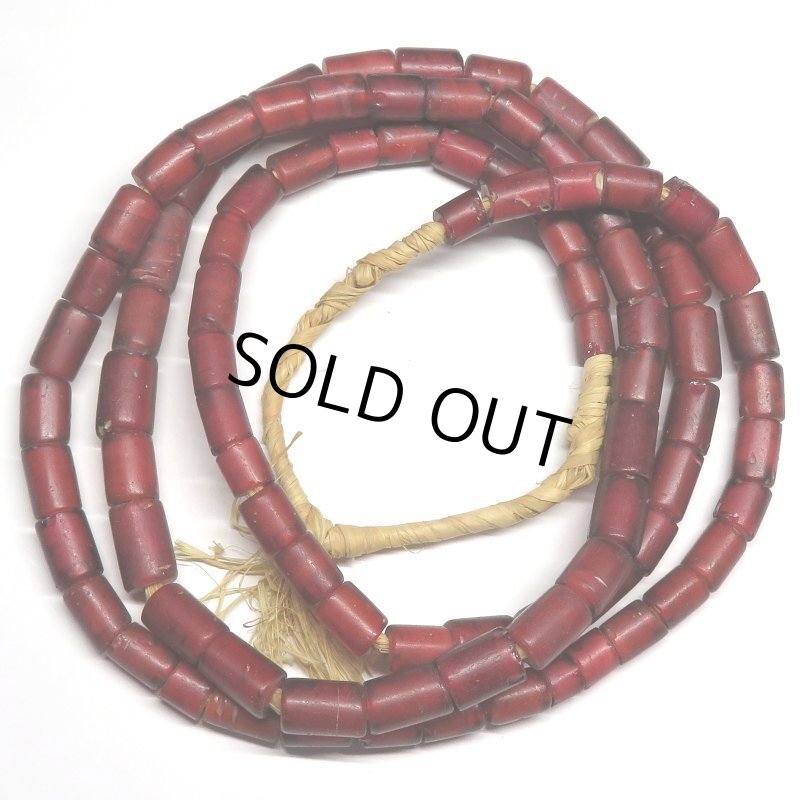 画像2: 深赤ホワイトハーツ　チューブ型ロング連 (2)