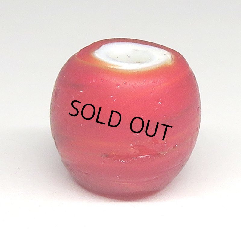 画像2: 濃赤大型ホワイトハーツ (2)