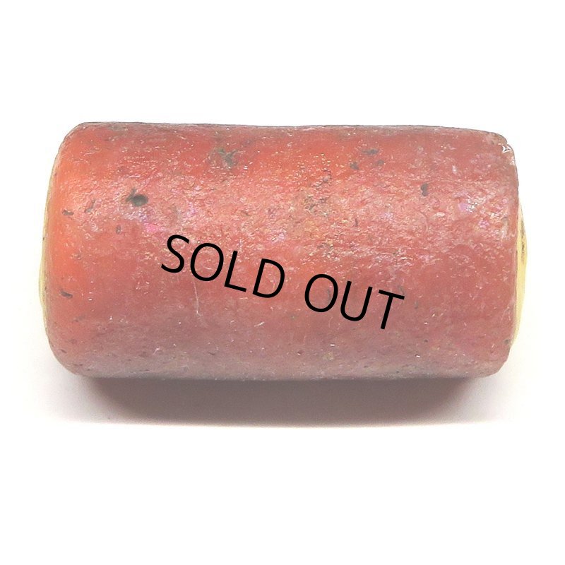 画像2: 濃赤カーネリアンデアレッポ　チューブ型 (2)