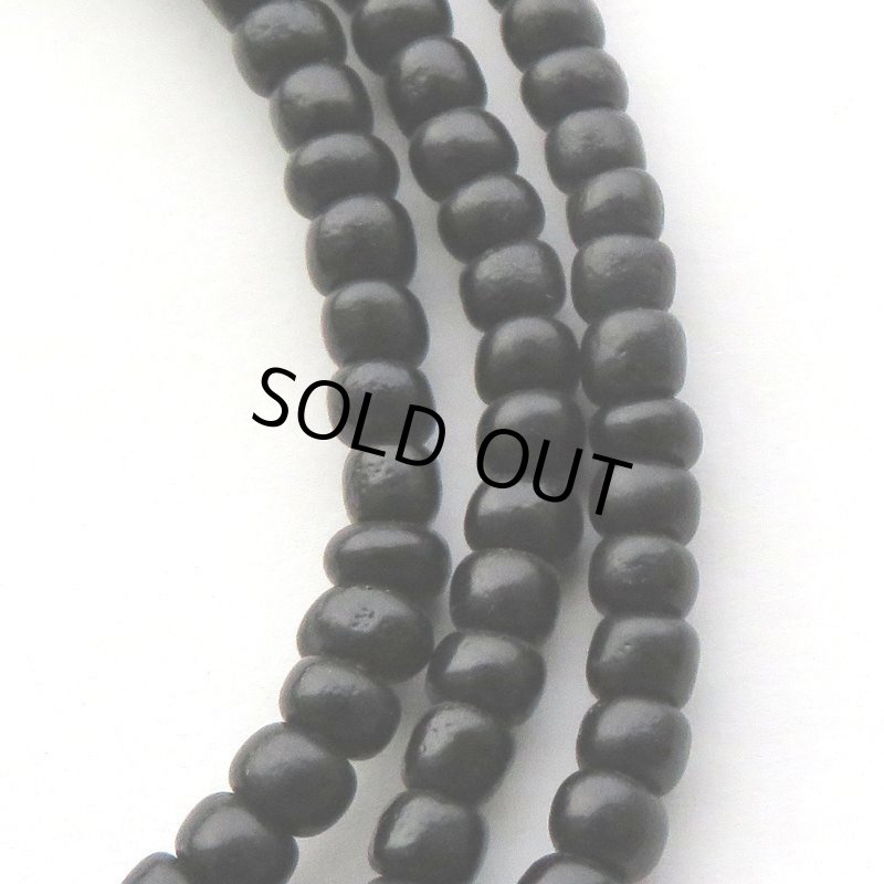 画像3: 黒のシードビーズ連 (3)