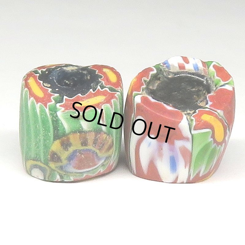 画像2: 中薄型ミルフィオリ　2個セット (2)