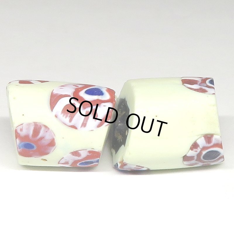 画像3: 中薄型ミルフィオリ大　2個セット (3)