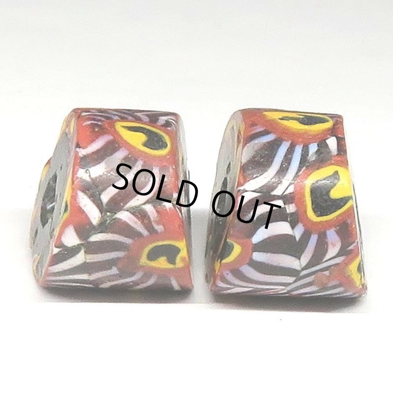 画像5: 中薄型ミルフィオリ　ムラーノの雄鶏　2個セット (5)