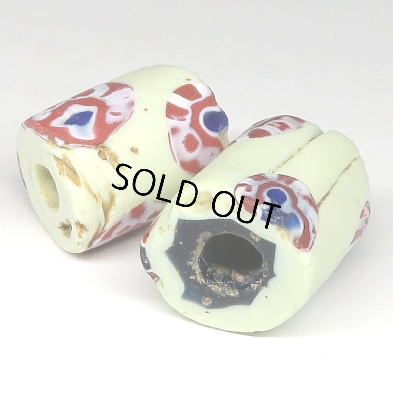 画像4: 中薄型ミルフィオリ大　2個セット (4)