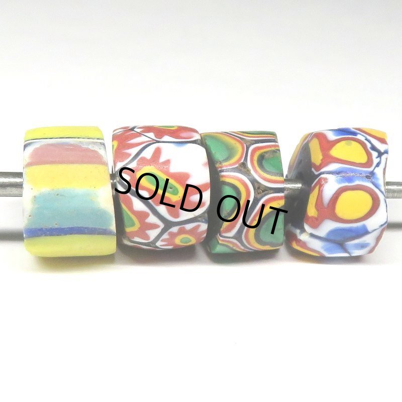 画像4: 薄型ミルフィオリ 4個セット (4)