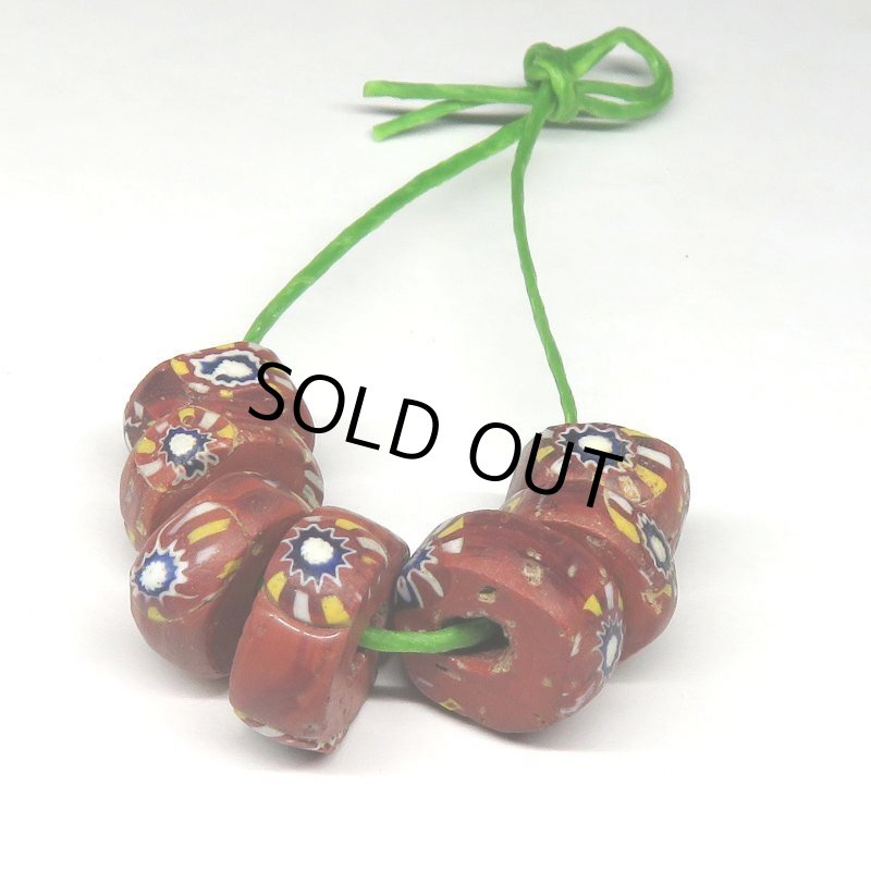 画像1: 薄型ミルフィオリ小 短連 (1)