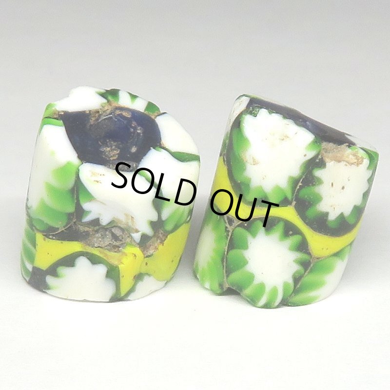 画像2: 中薄型ミルフィオリ大　難あり (2)