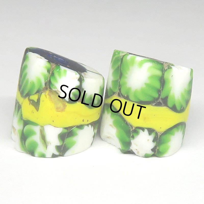 画像1: 中薄型ミルフィオリ大　難あり (1)