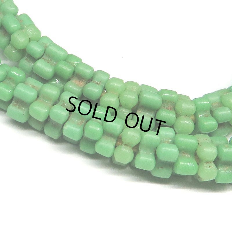 画像2: フラワービーズ グリーン短連(複数在庫あり) (2)