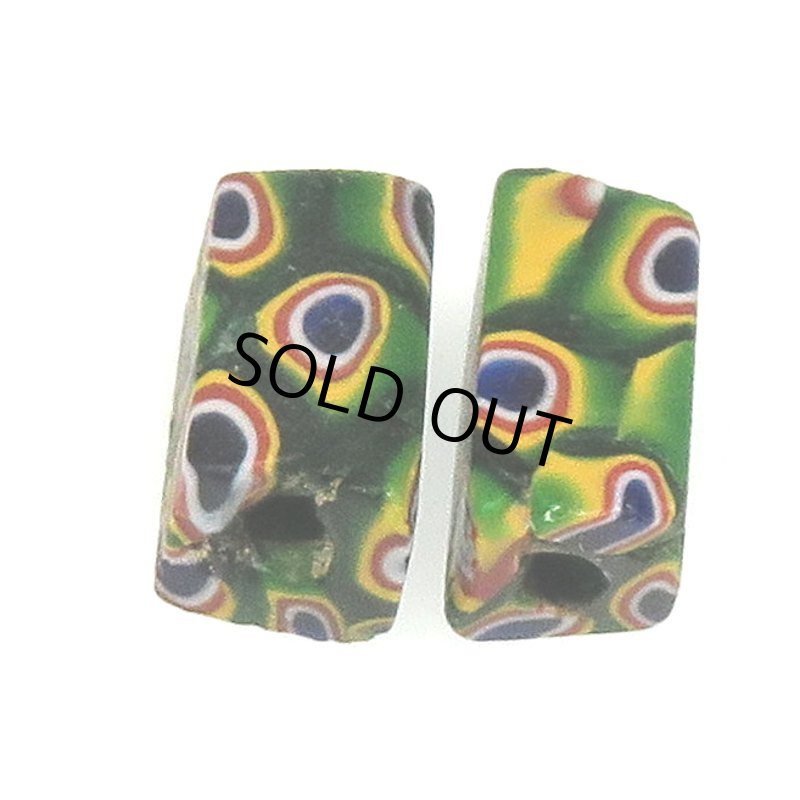 画像5: 角型ミルフィオリ 2個セット (5)