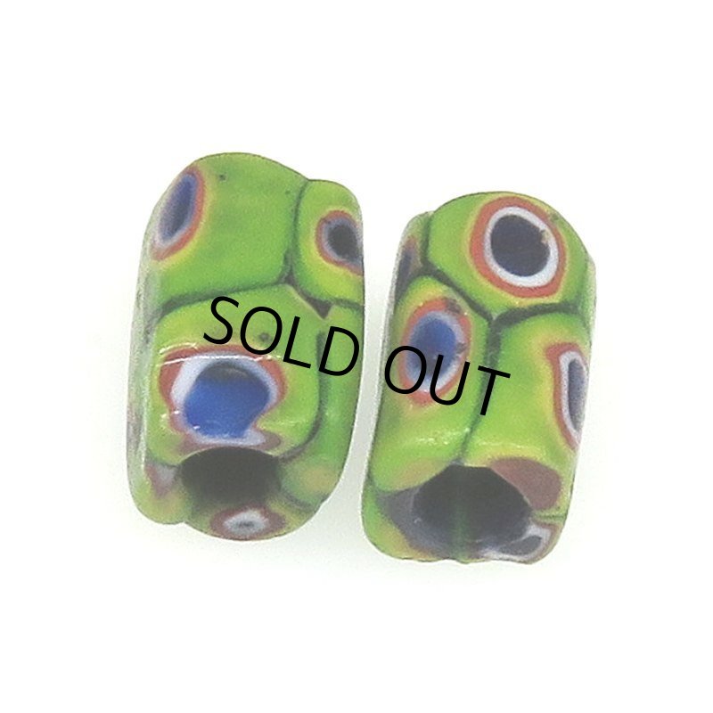 画像4: 角型ミルフィオリ小　2個セット (4)