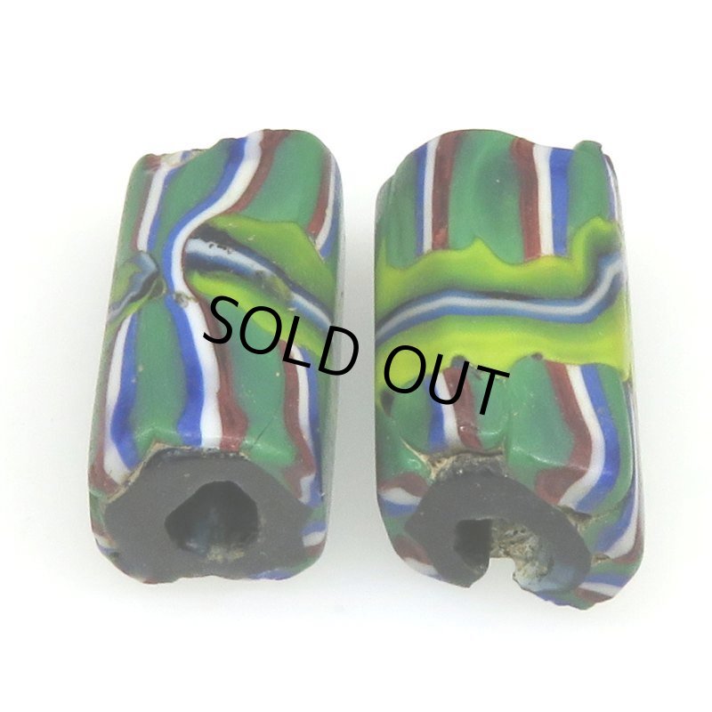 画像2: 角型ミルフィオリ 難あり (2)