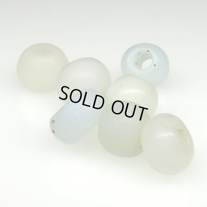 画像1: ナガ族乳白　7個セット (1)