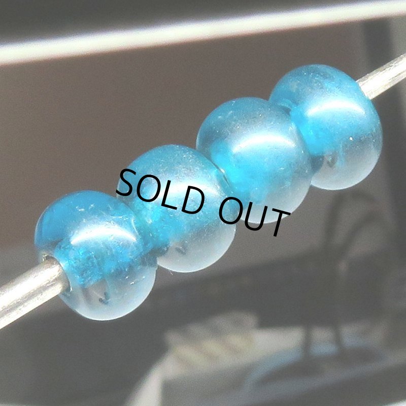 画像4: ナガ族渋青緑クリア　8個セット (4)