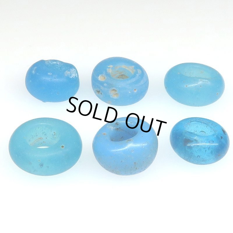 画像3: ナガ族青玉 6個セット (3)