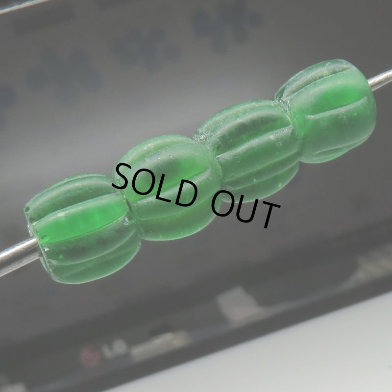 画像4: ナガ族蜜柑玉グリーンクリア　4個セット (4)