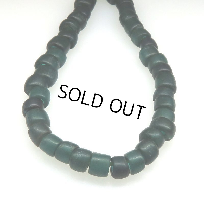 画像3: ナガ族深緑クリア小粒　短連 (3)