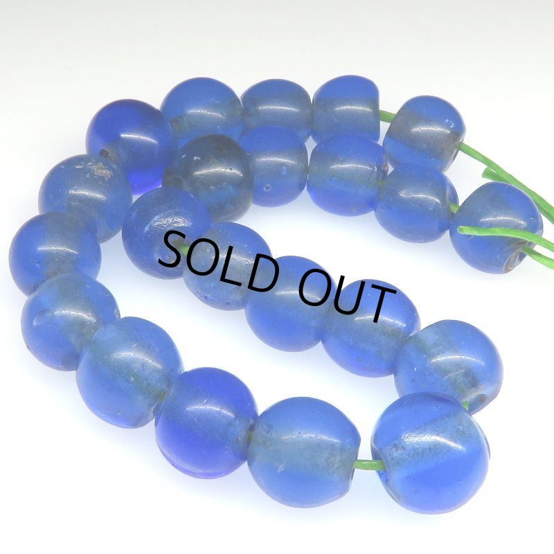 画像1: ナガ族クリアブルー　短連 (1)