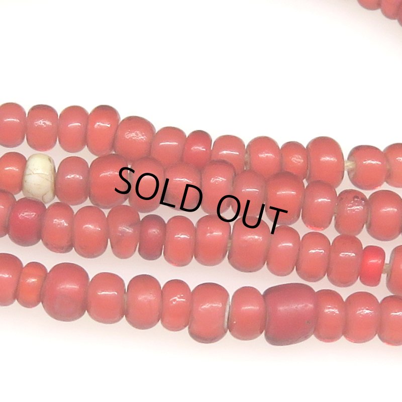 画像2: 小粒の金赤ホワイトハーツ連 ロング (2)