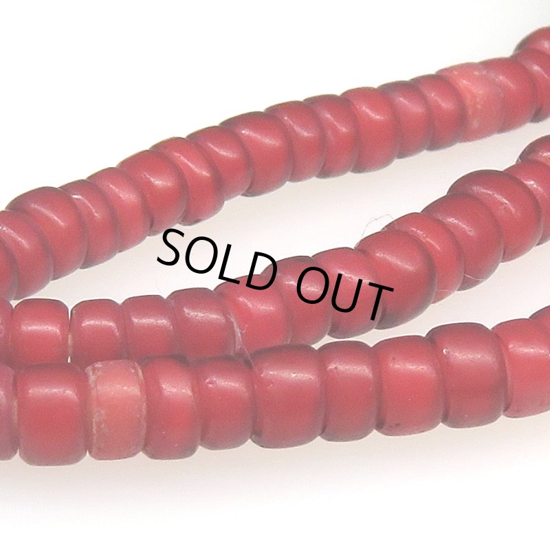 画像2: 小さめ深い金赤ホワイトハーツ連 少し短め (2)