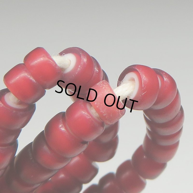 画像5: 小さめ深い金赤ホワイトハーツ連 少し短め (5)