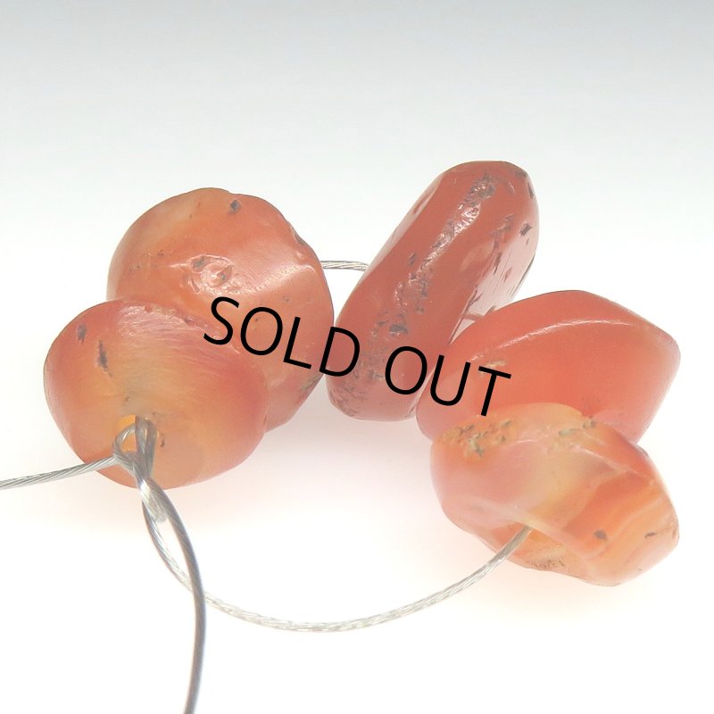 画像3: ジュンネ発掘カーネリアン　5個セット (3)