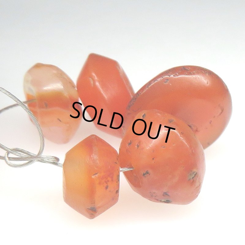 画像5: ジュンネ発掘カーネリアン　5個セット (5)