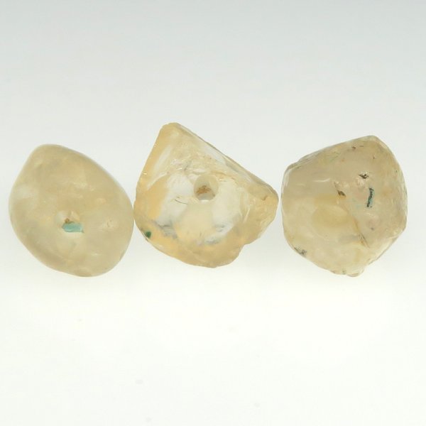 アフガニスタン出土 1500年以前の水晶ビーズ2 Antique天然石ビーズ/アマゾナイト・瑪瑙・カーネリアン・水晶等