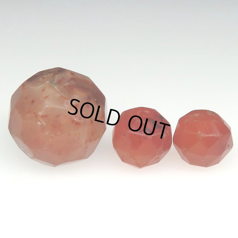 画像3: ナガ族伝世カーネリアン多面体　3個セット (3)