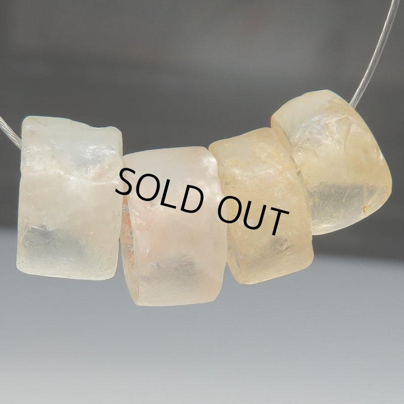 画像5: ジュンネ発掘古代水晶ディスク型　4個セット (5)