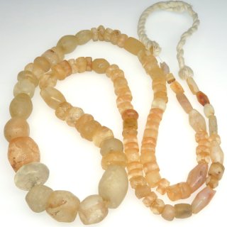 アンティークアマゾナイト・瑪瑙・カーネリアン・水晶等ビーズの