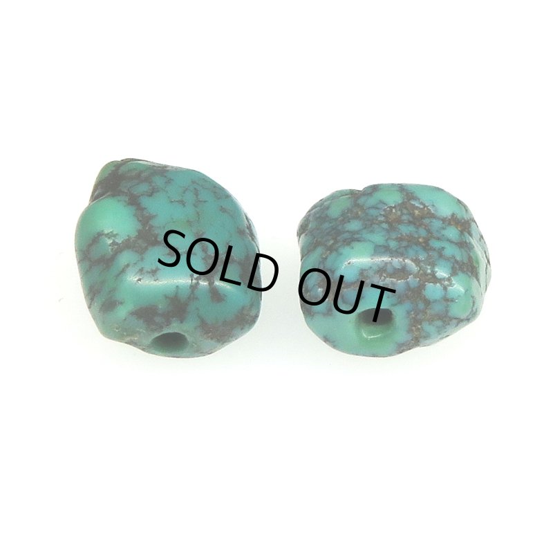 画像3: チベタンアンティークターコイズ　2個セット (3)