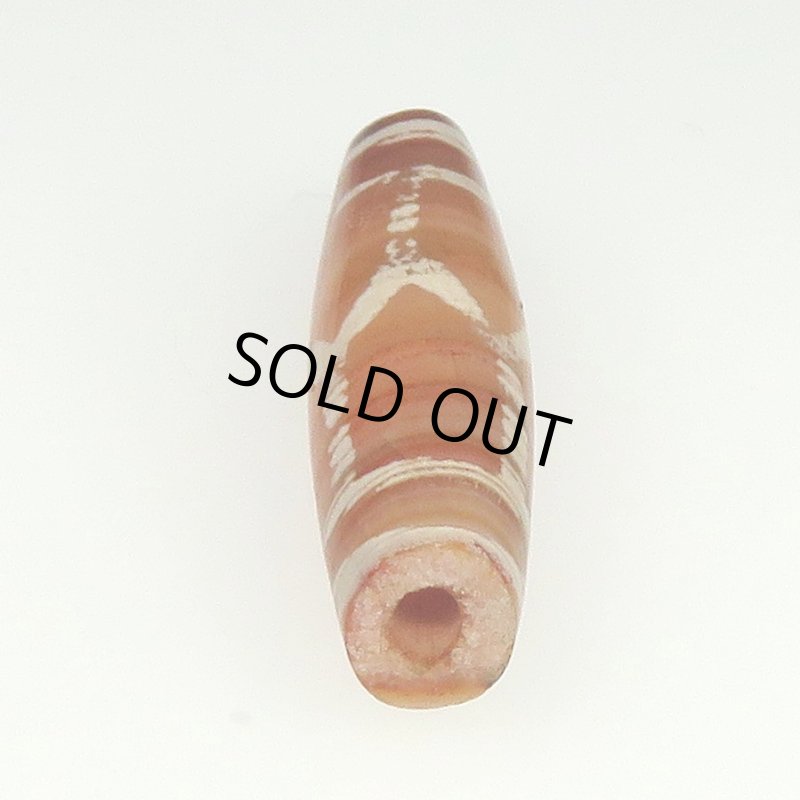 画像4: 古エッチドカーネリアン（ビルマ）Eched carnelian (4)