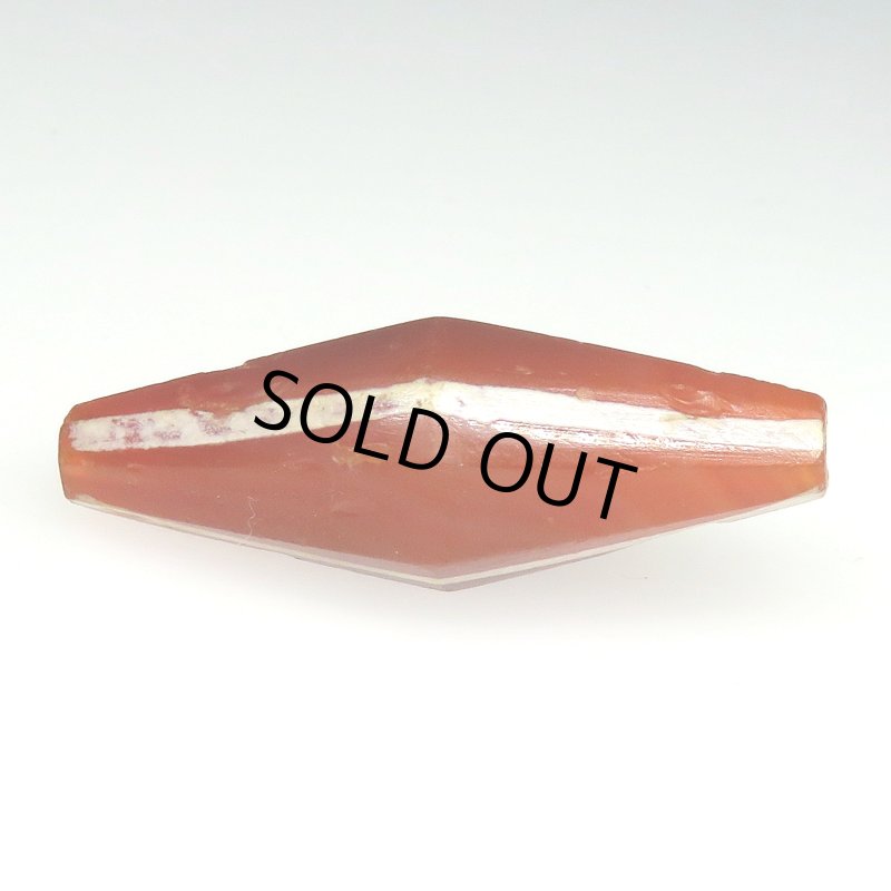 画像3: 古エッチドカーネリアン(ビルマ)Eched carnelian (3)