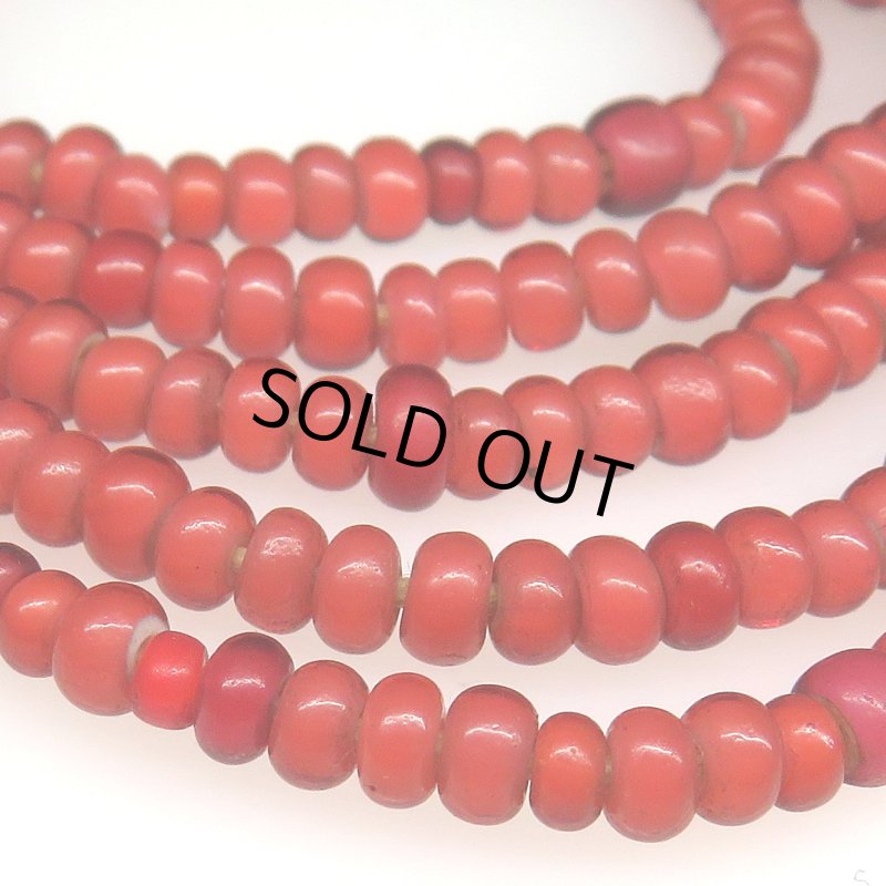 画像2: 小粒の金赤ホワイトハーツ連 ロング (2)