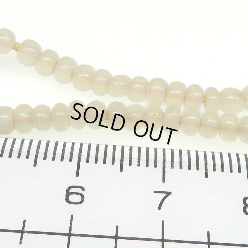 画像3: 乳白のシードビーズ連 (3)