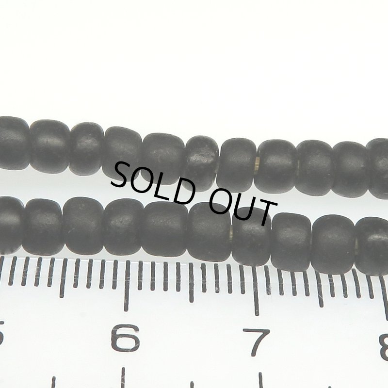 画像3: 黒のシードビーズ太連 (3)