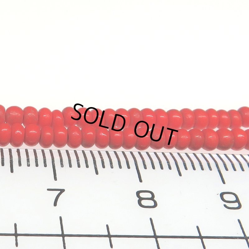 画像3: 赤のシードビーズ連 (3)