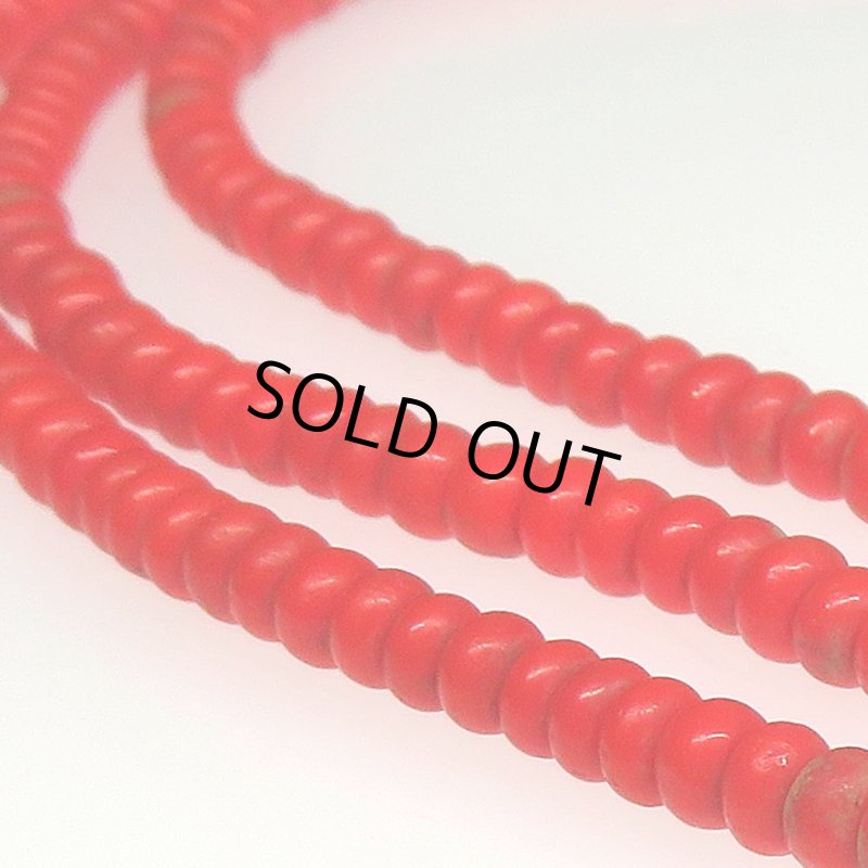 画像2: 赤のシードビーズ連 (2)