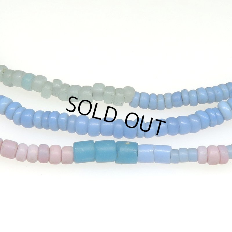 画像2: グレー系Mix小粒シードビーズ連 (2)