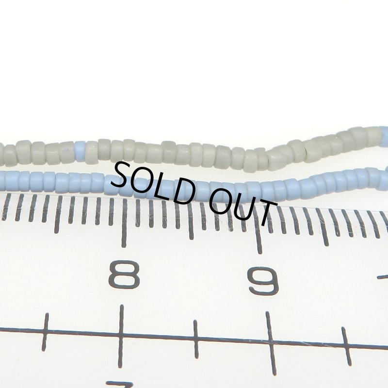 画像4: ブルーグレーMix極小シードビーズ連 (4)