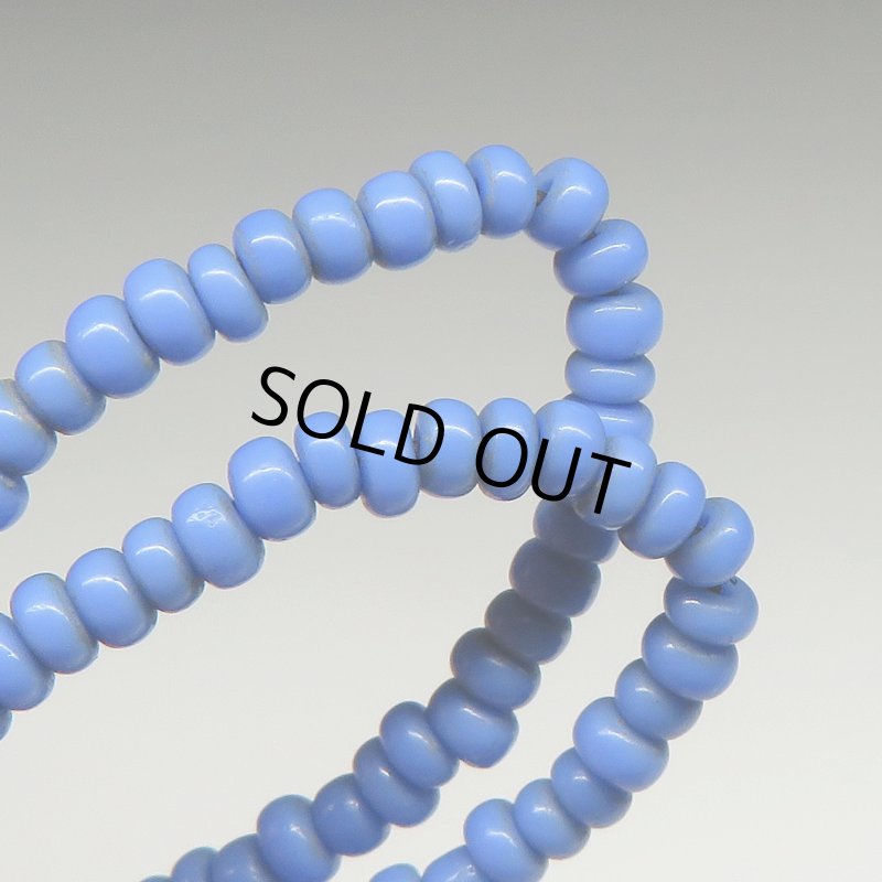 画像3: ブルーの極小シードビーズ連 (3)