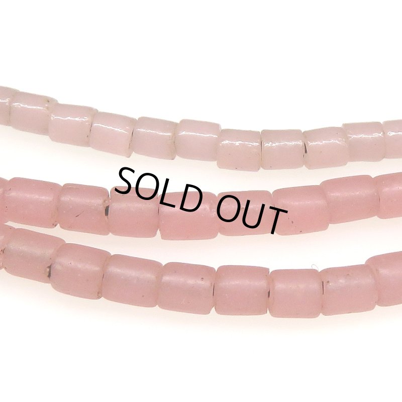 画像2: ピンク系チューブ型シード連 (2)