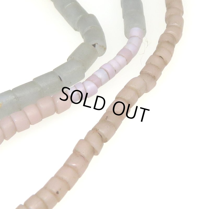 画像3: ピンクグレー+グレーチューブ型ミックスシード連 (3)