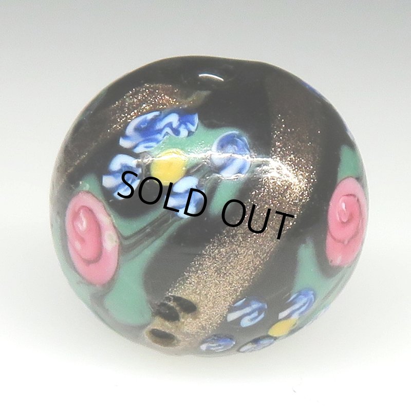 画像2: 薔薇と忘れな草　黒 (2)