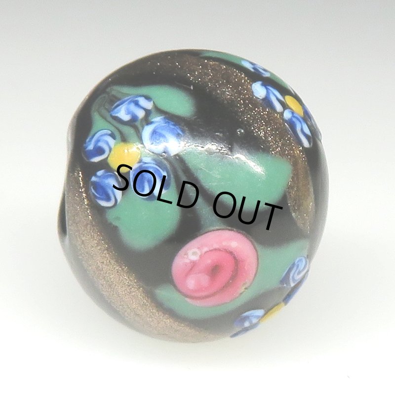 画像3: 薔薇と忘れな草　黒 (3)