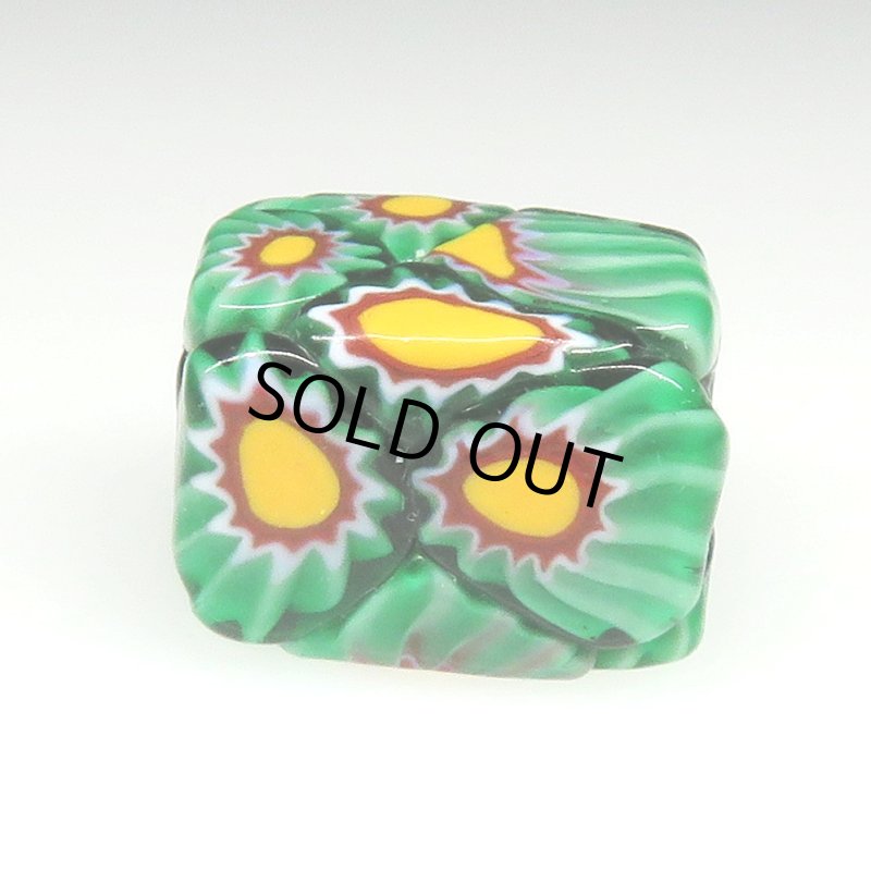 画像2: 角型ミルフィオリ　グリーン (2)