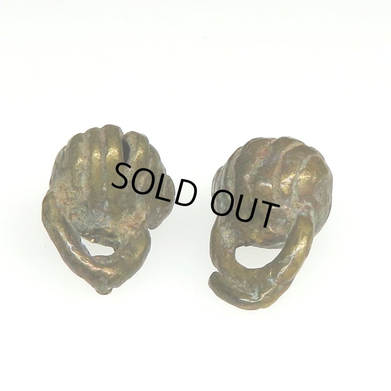 画像4: ナイジェリア真鍮の鈴 2個セット (4)