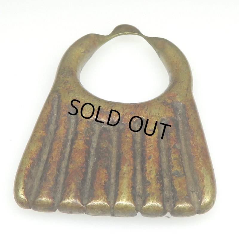 画像2: エチオピア真鍮ペンダントトップ (2)